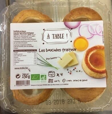 À Table ! Bouchées Traiteur Pur beurre à garnir packshot