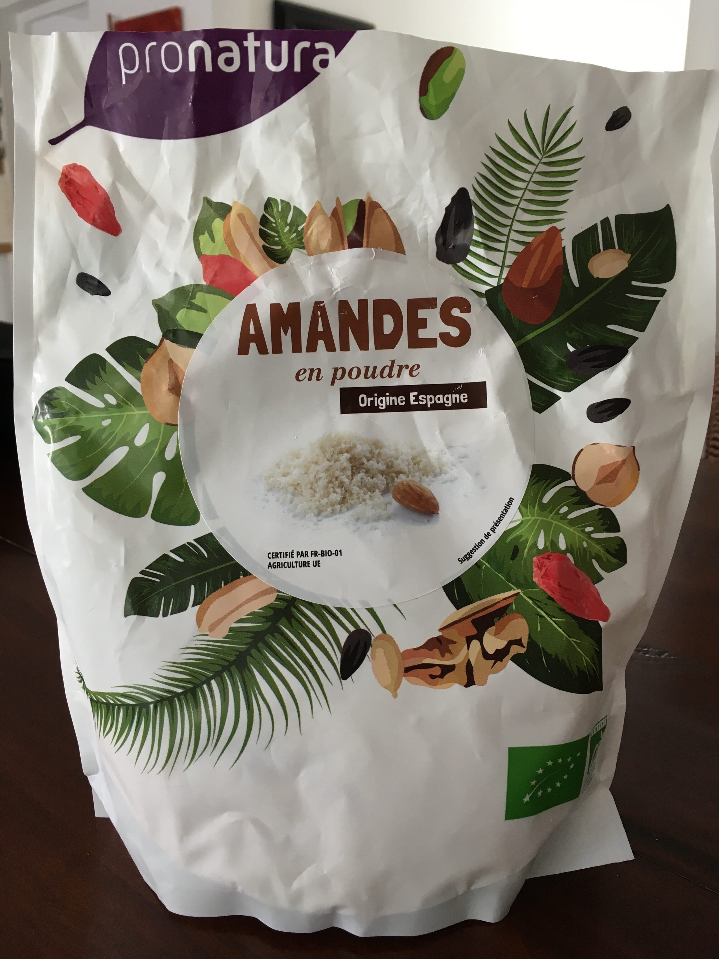 Pronatura Amandes en poudre packshot