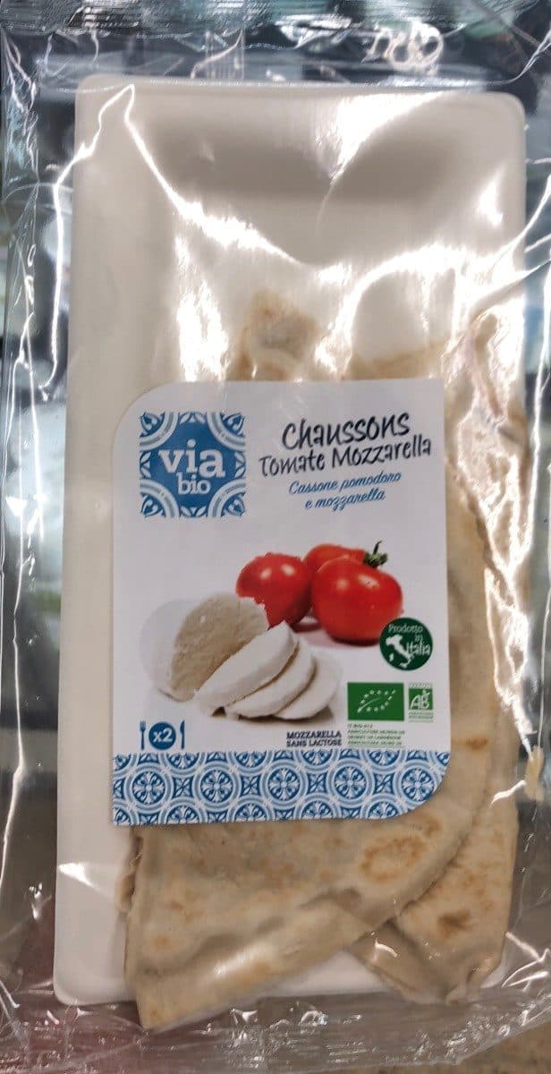 Potins Culinaires Chausson Tomate Mozzarella Sans Lactose X2 packshot