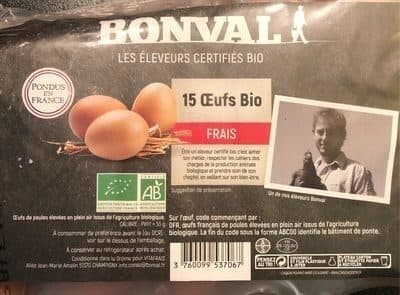 Bonval Boite De 15 Oeufs Petit 45-3 packshot