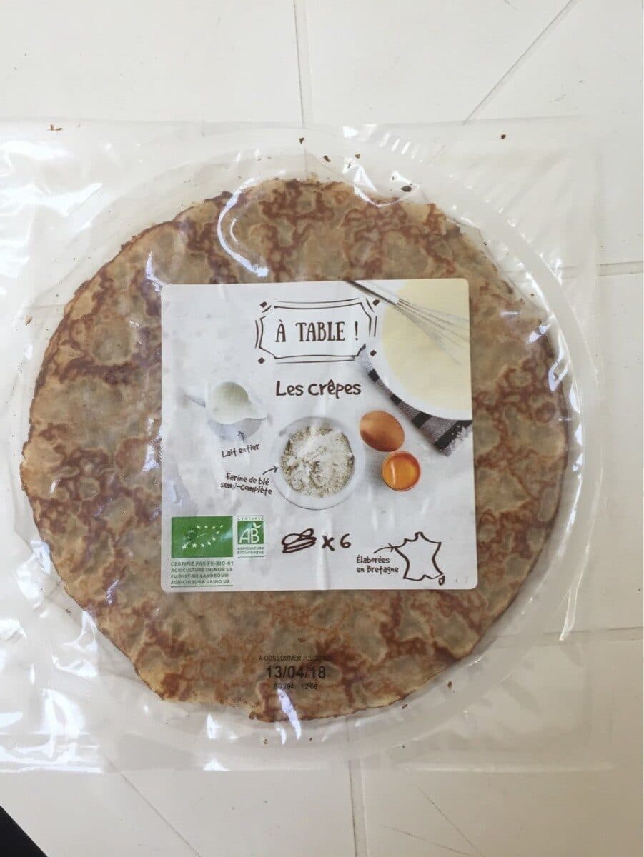 À tables Les crêpes packshot