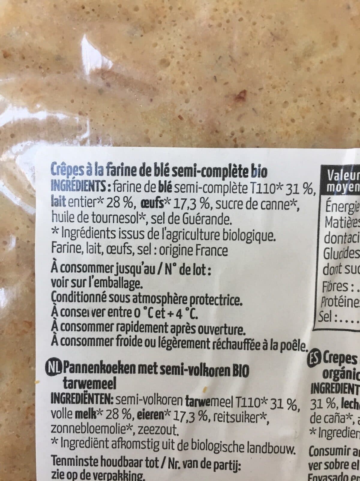 À tables Les crêpes packshot