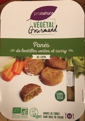 Pronatura Panés de lentilles vertes et curry packshot