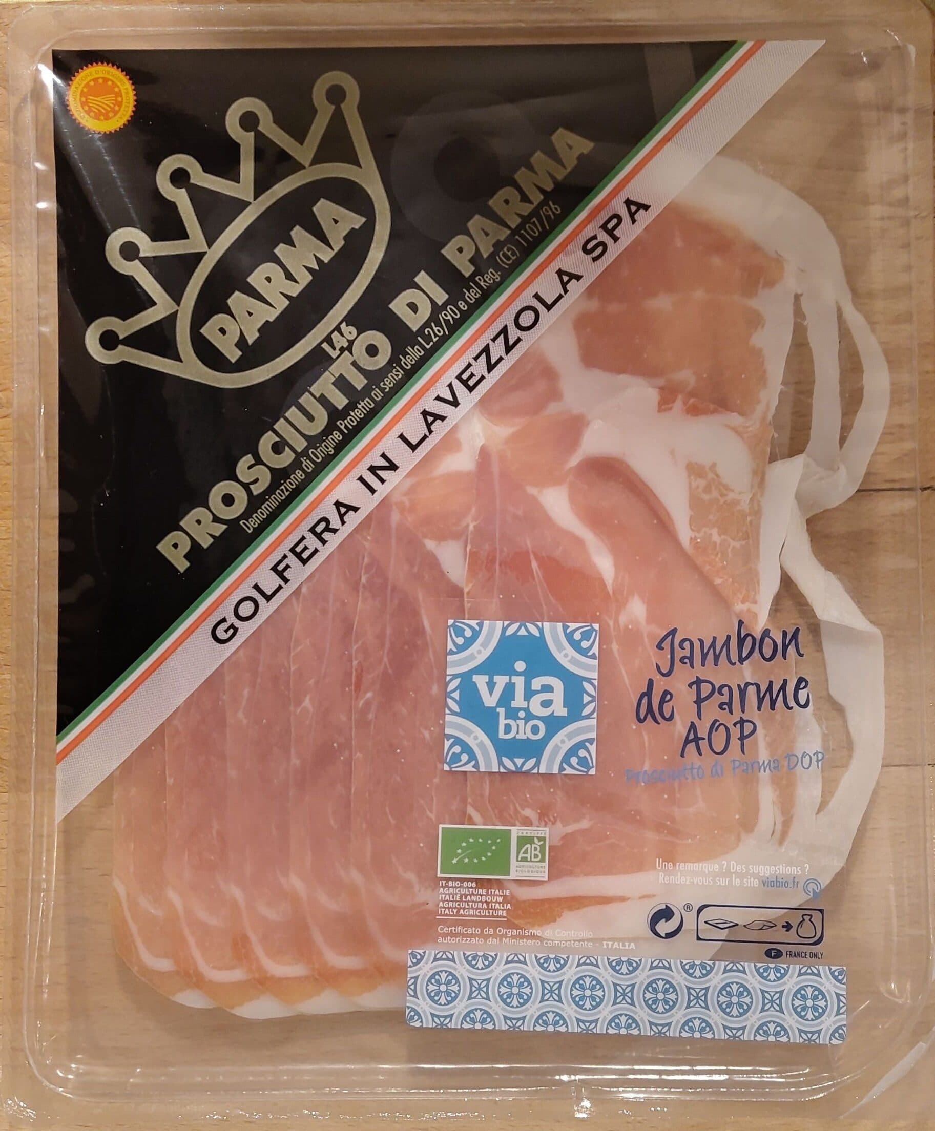 Via Bio Jambon de Parme packshot