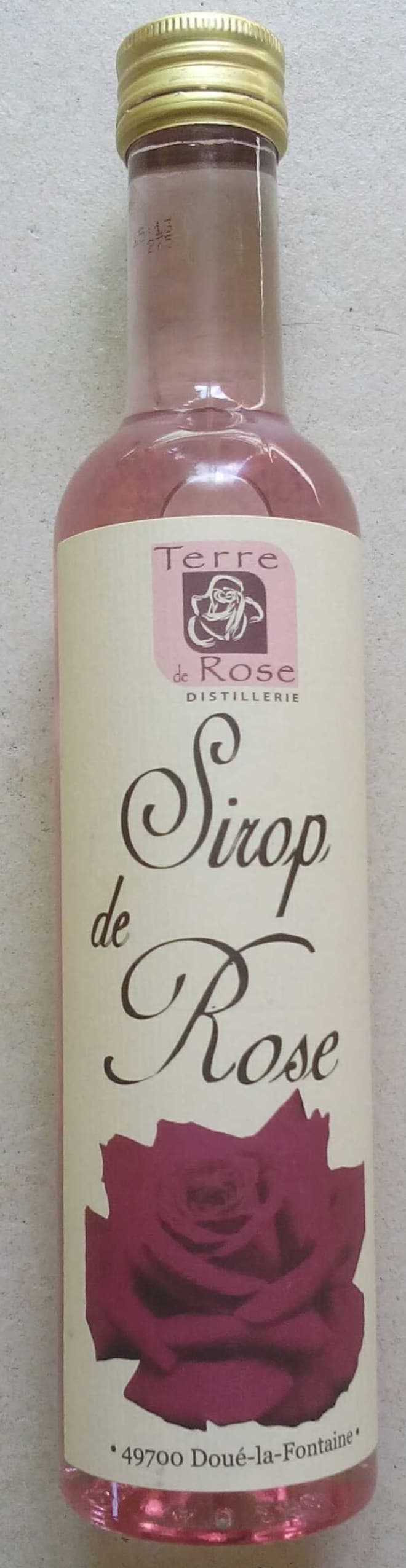 Terre de Rose Sirop de Rose packshot