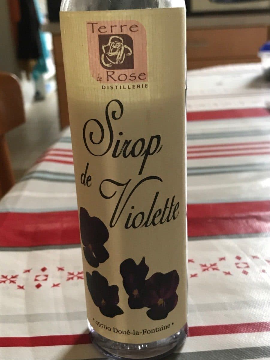 Open Food Facts Sirop de violette packshot