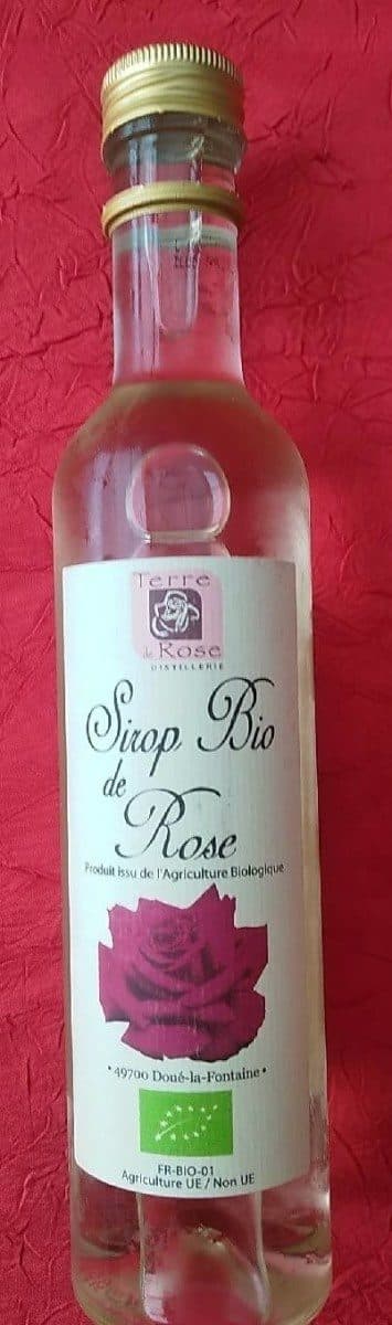 Open Food Facts Sirop bio de rose packshot
