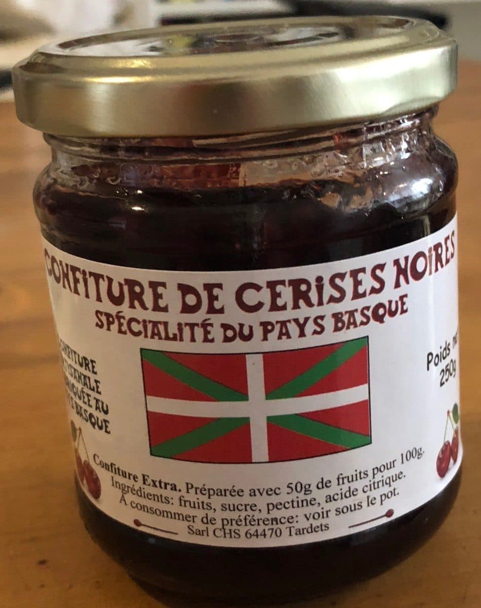 Les Confitures de Haute Soule Confiture de cerises noires packshot