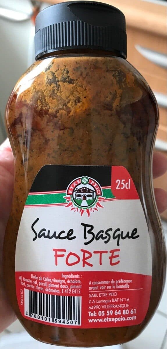 Les Confitures de Haute Soule Sauce basque forte packshot