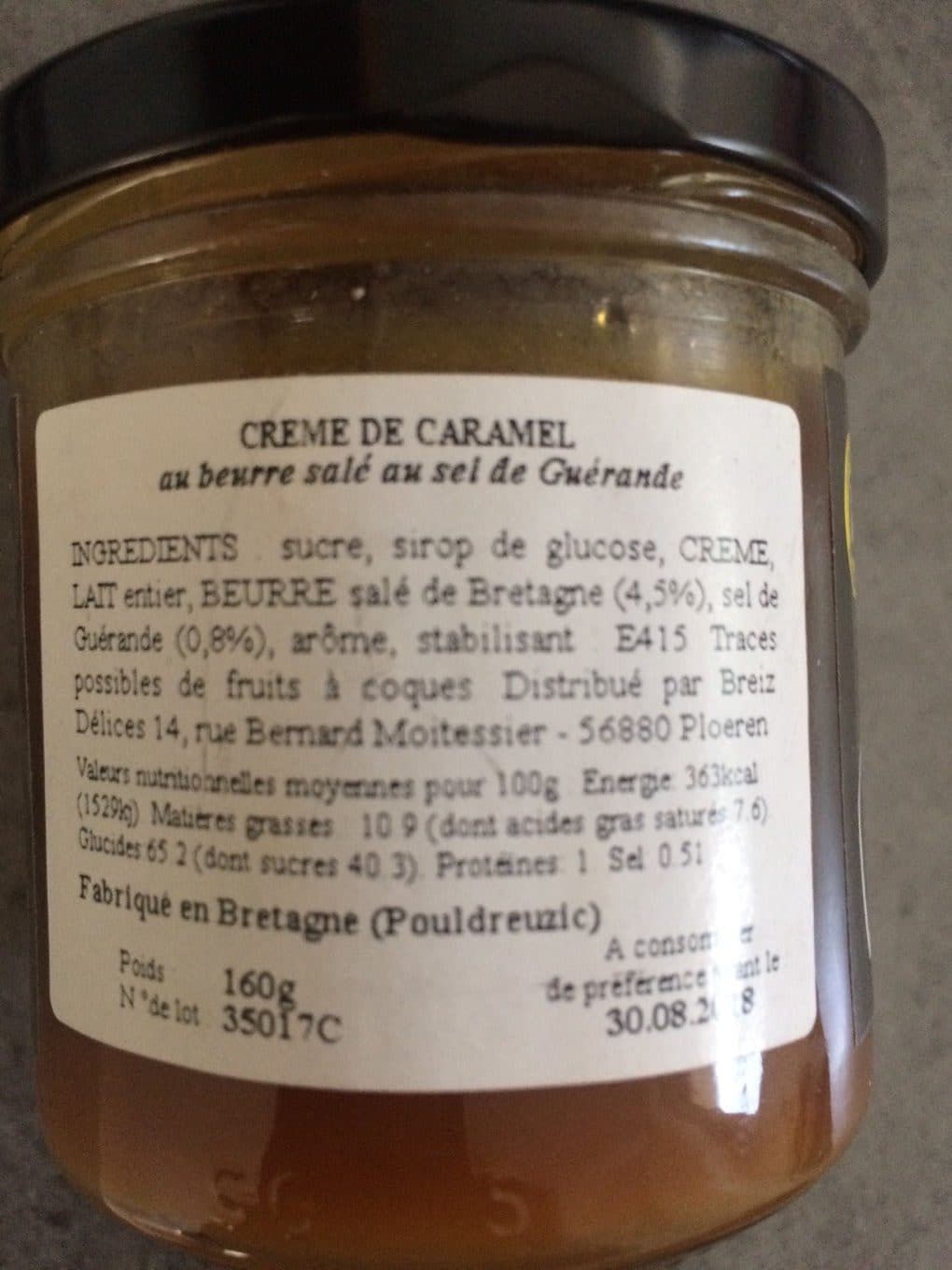 Albert menes Crème de Caramel au Beurre Salé et au Sel de Guérande packshot