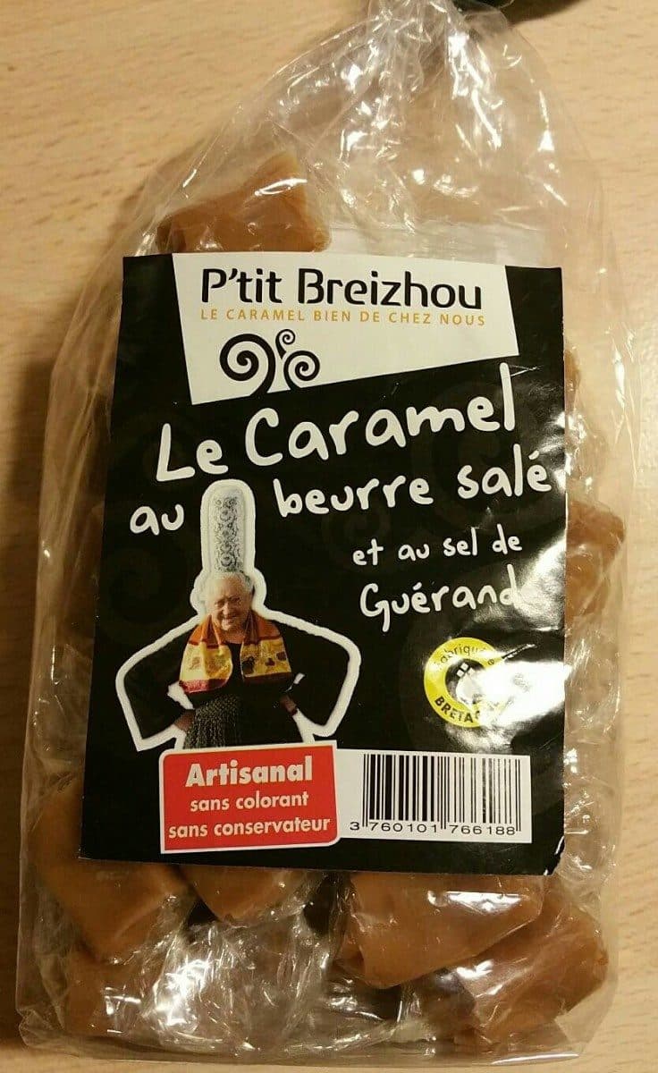 Open Food Facts Le caramel au beurre salé et au sel de Guérande packshot