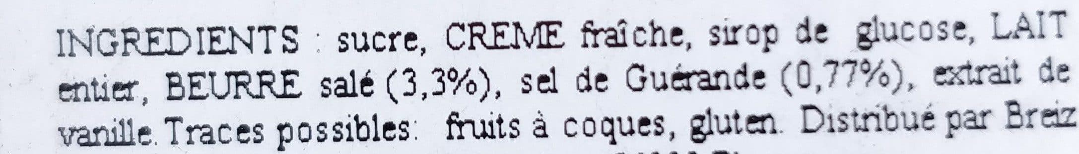 Open Food Facts Caramel au beurre salé packshot