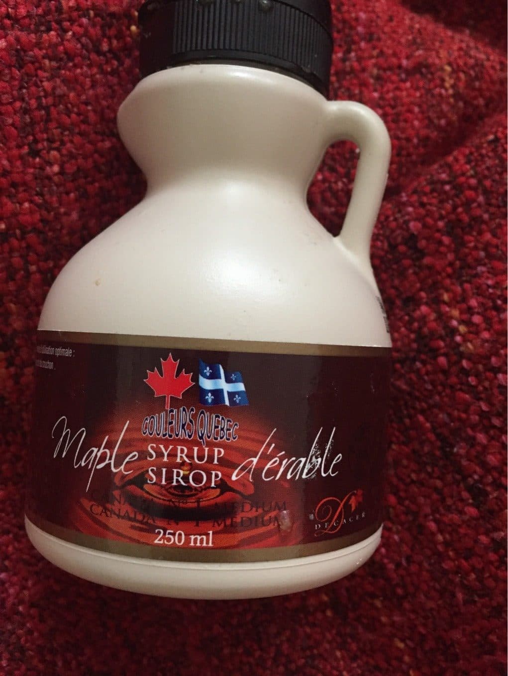 couleurs quebec sirop d’érable packshot