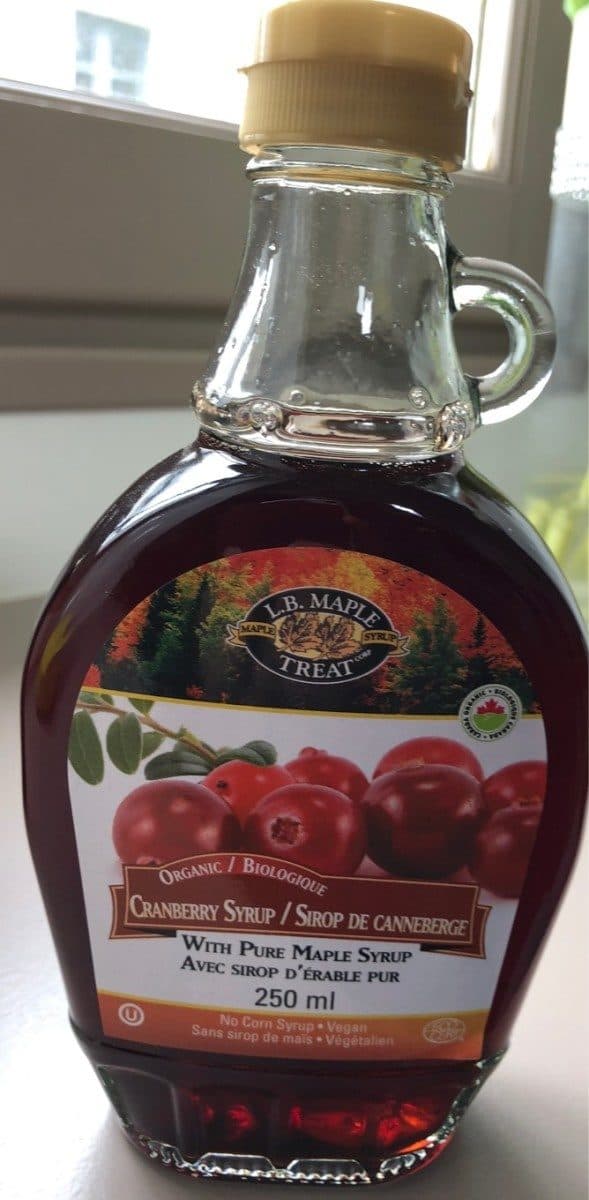 Open Food Facts Sirop de canneberge packshot