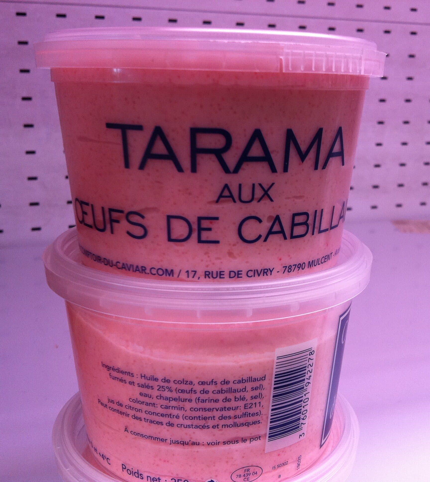 Comptoir du caviar Tarama aux œufs de cabillaud (25 %) packshot