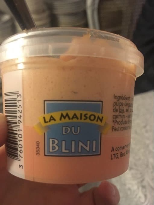 La Maison du blini Tarama au saumon packshot