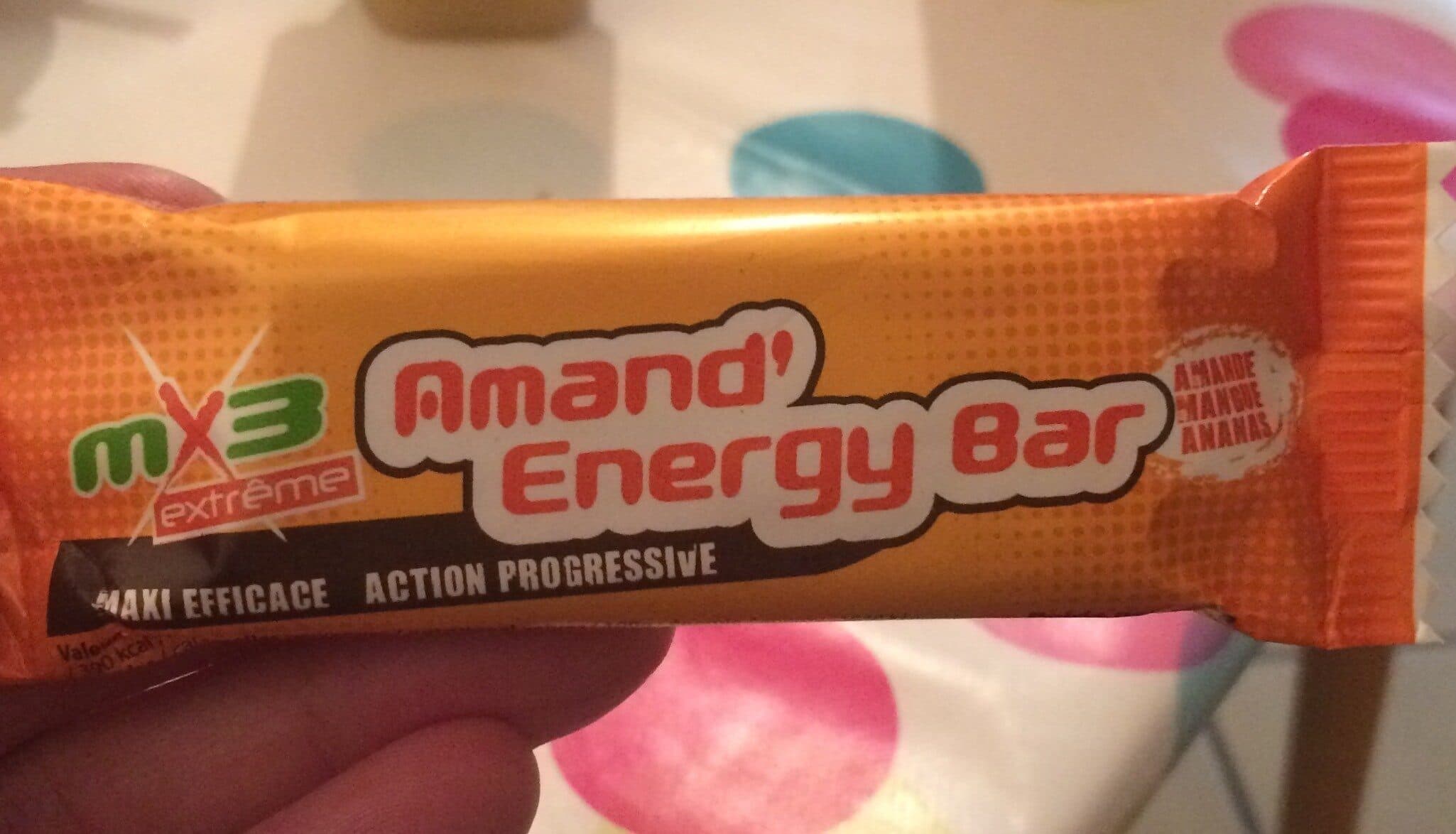 MX3 Barre Energetique Amande Mangue Ananas MX3 Extrême packshot