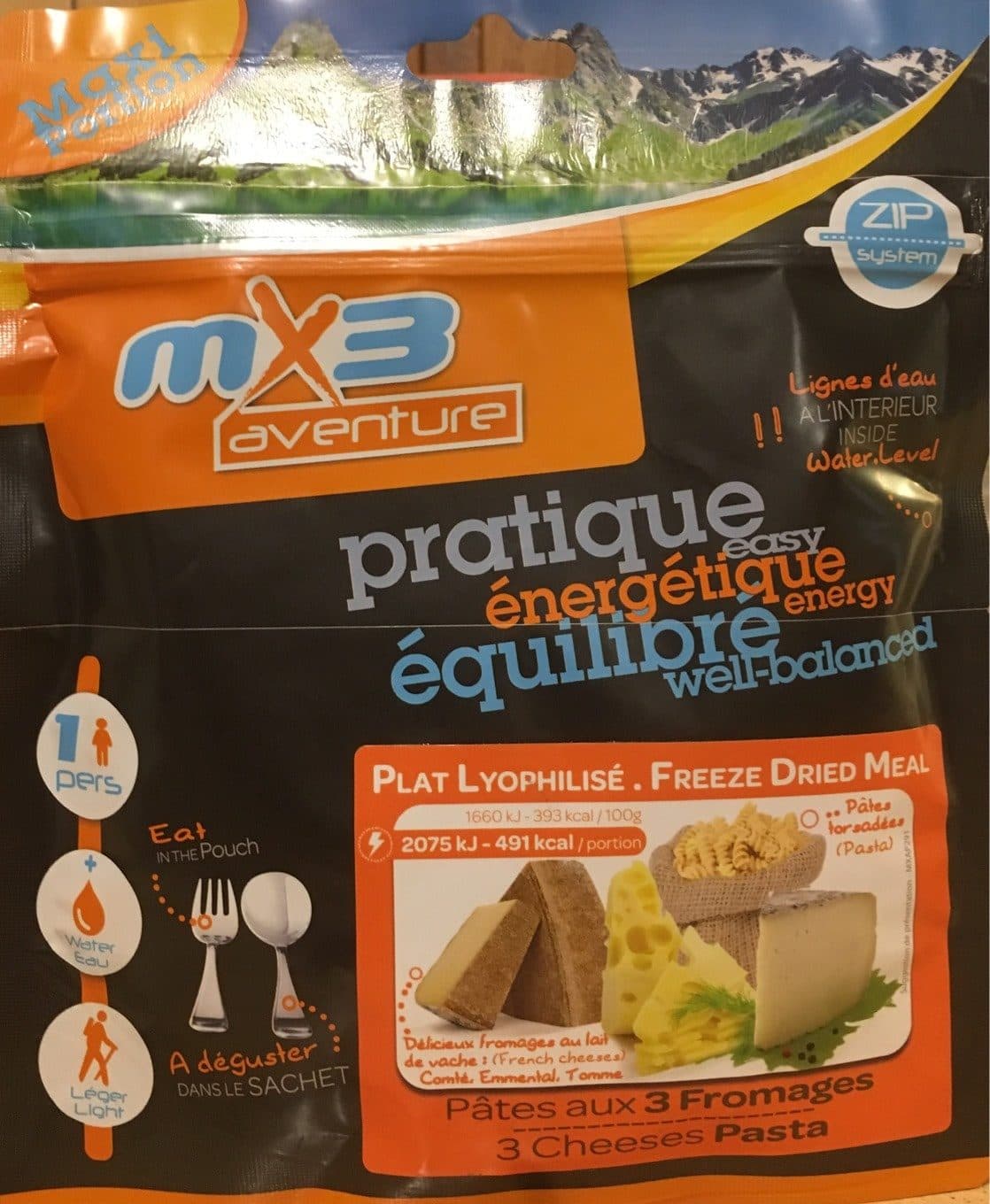 MX3 Pâtes aux 3 frômages packshot