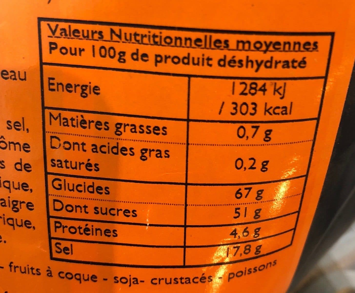 Open Food Facts Marinade Barbecue packshot