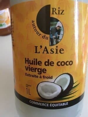 Autour du riz Huiles de Coco Vierge packshot