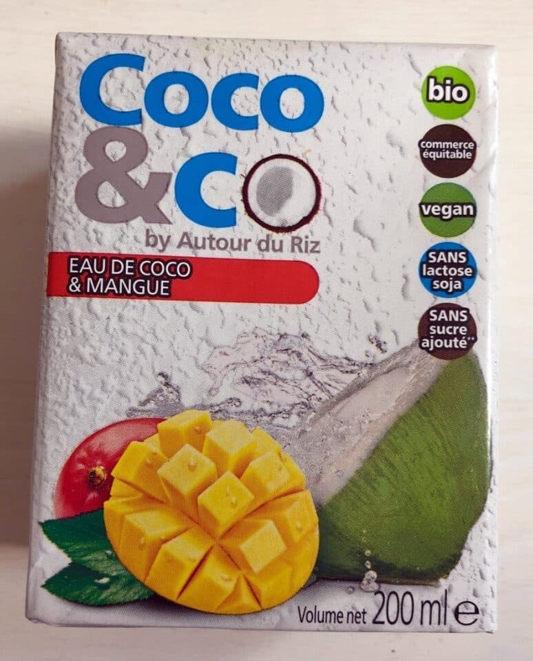 Coco & co Eau de coco & mangue packshot