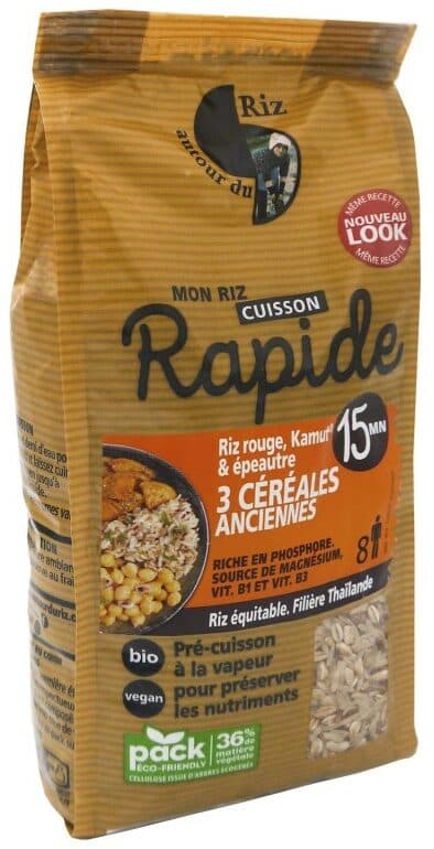 Autour du Riz Mélange 3 céréales anciennes packshot