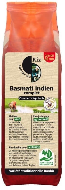Autour du riz Riz Basmati Complet packshot