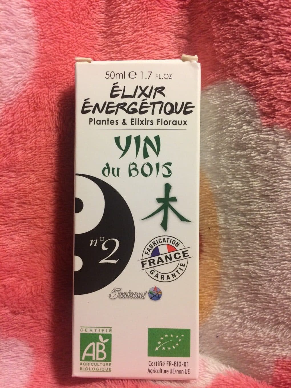 Laboratoires vitarmonyl Elixir Energétique N°02 Yin Du Bois - 50 ML - Laboratoire 5 Saisons packshot
