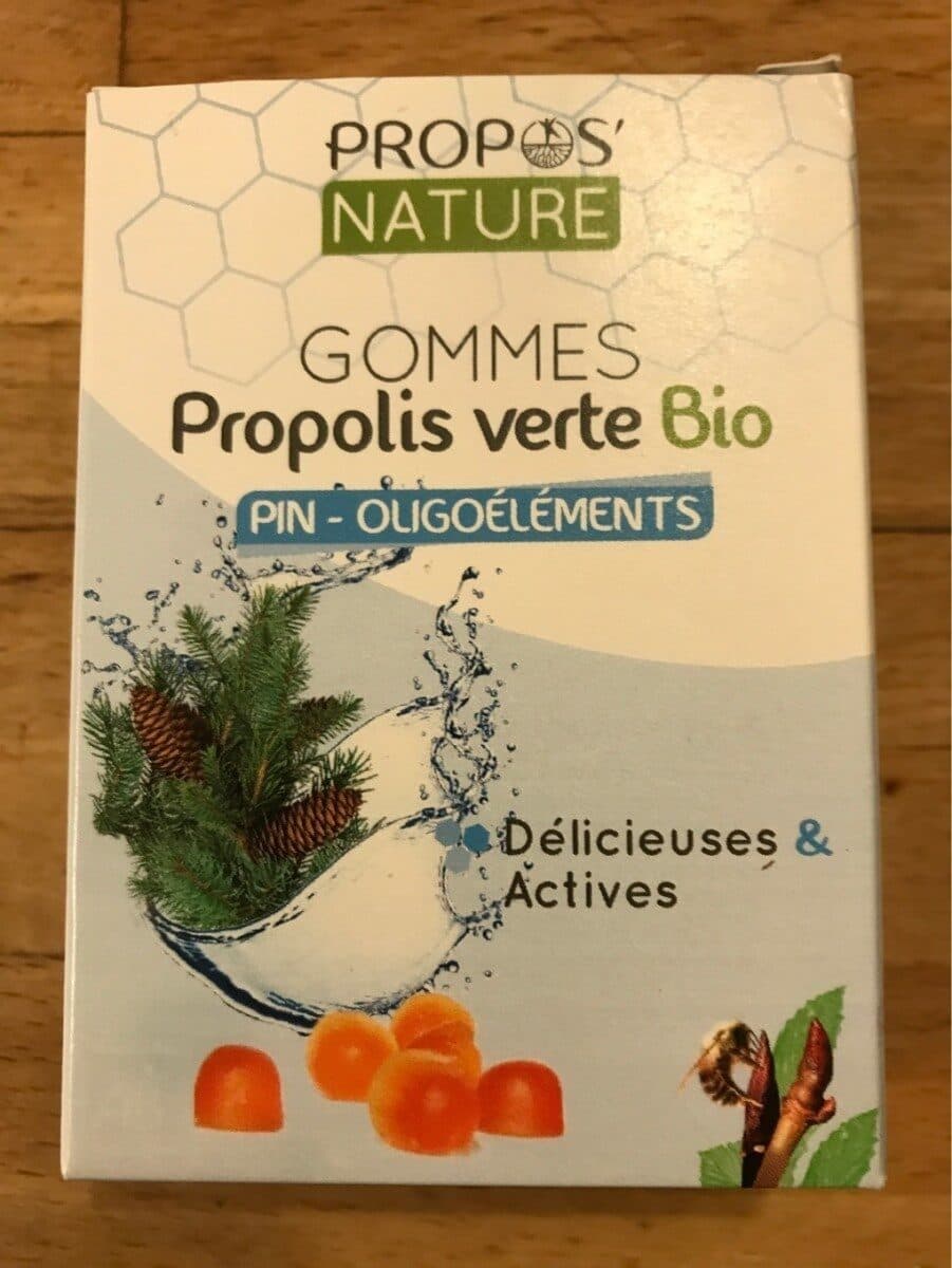 Open Food Facts Gommes Propolis Verte Bio Et Oligoelements - 45 GR packshot