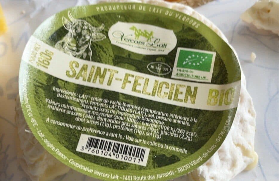 Vercors lait Saint Felicien packshot