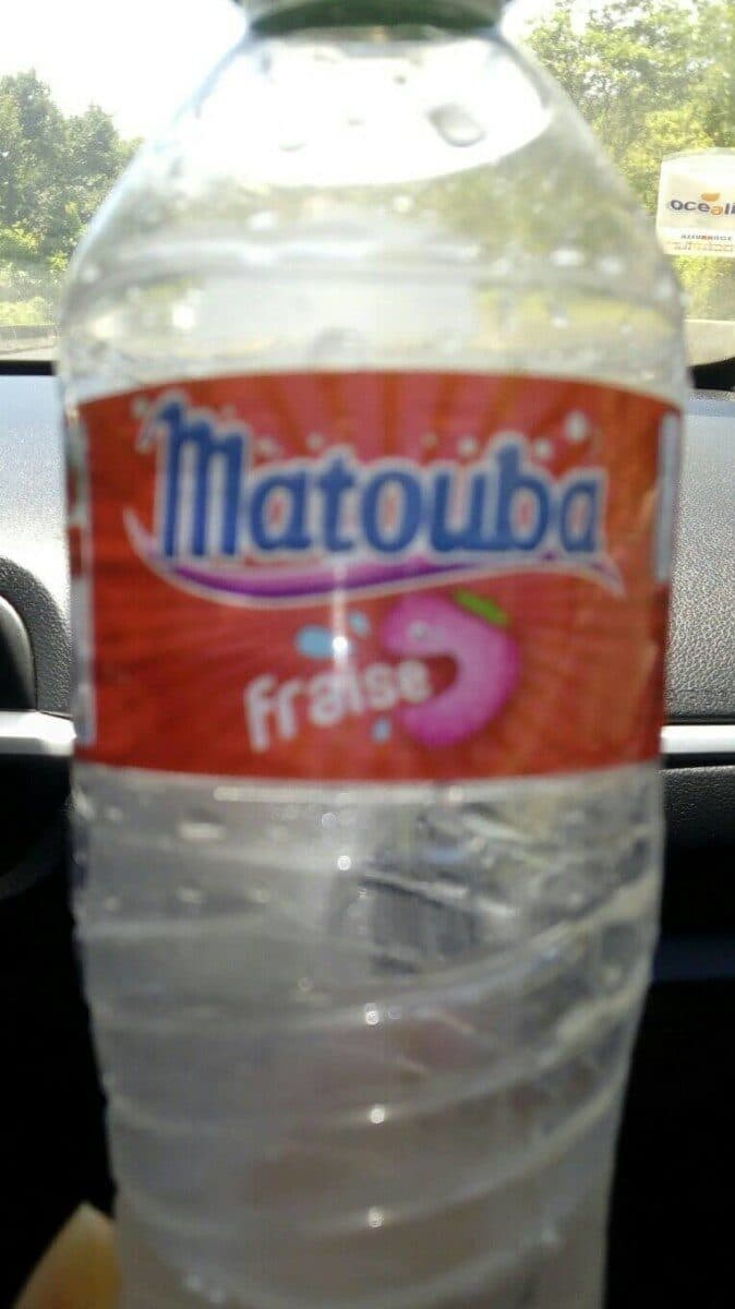 Open Food Facts Eau aromatisée fraise Matouba packshot