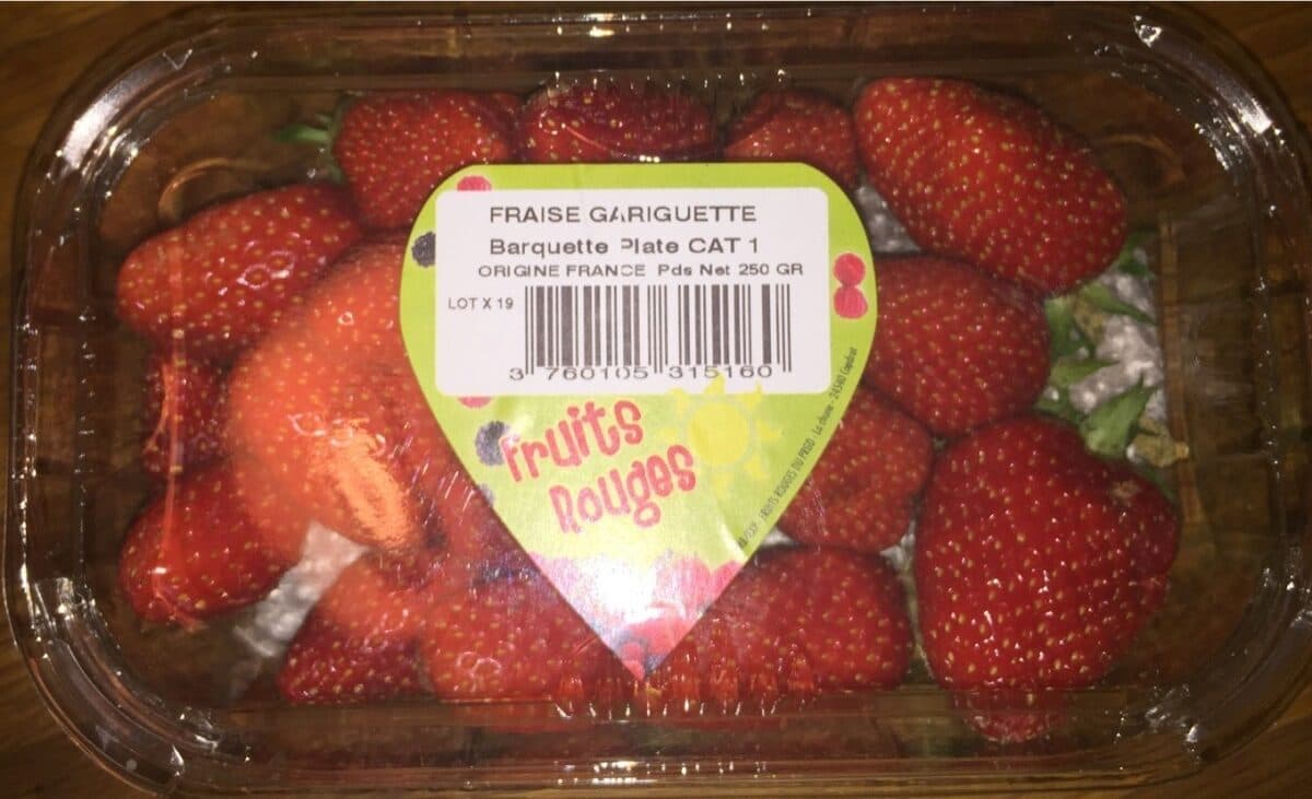 Open Food Facts Fraise gariguette packshot