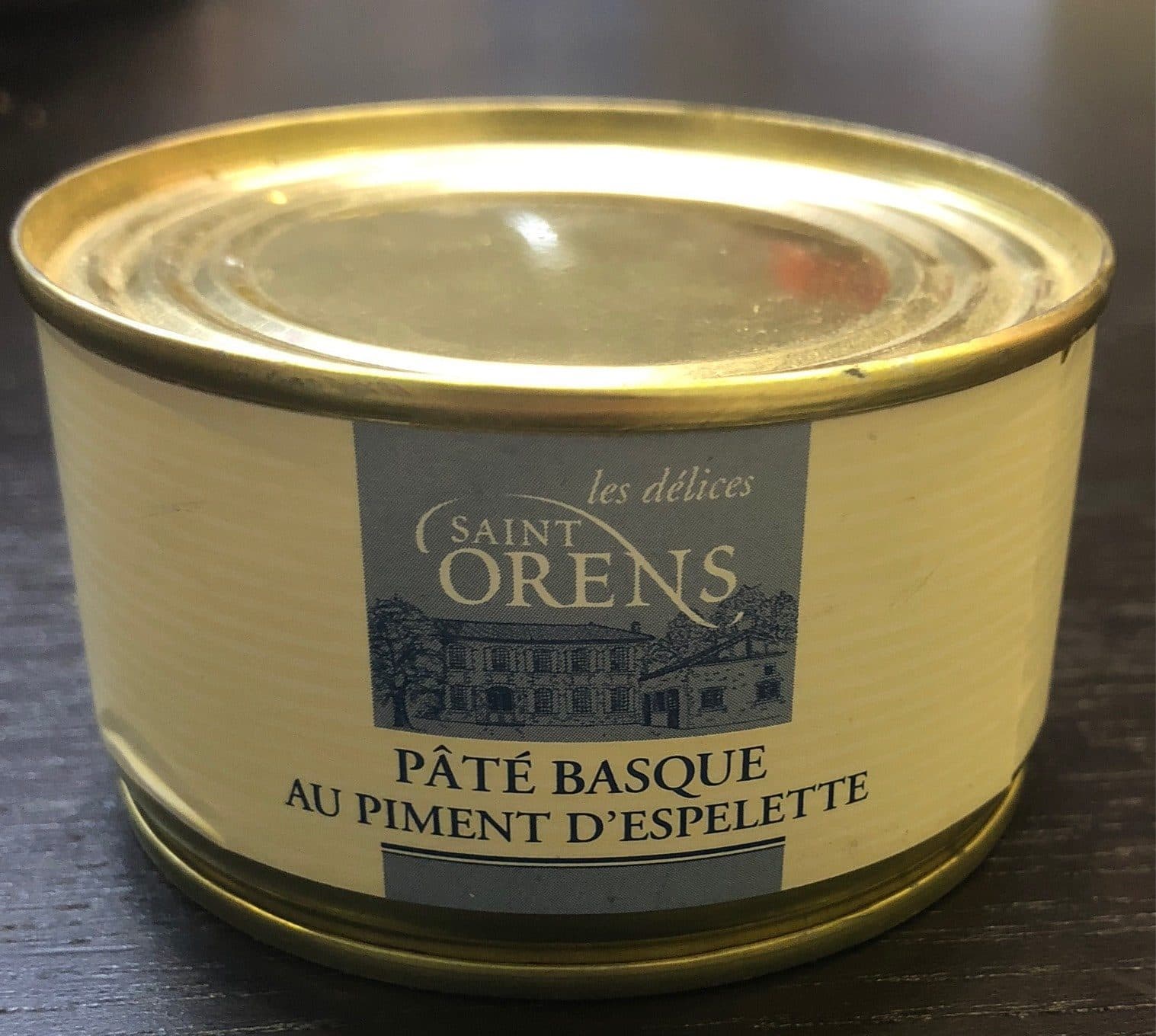 Les Délices Saint-Orens Pâté Basque au piment d’espelette packshot