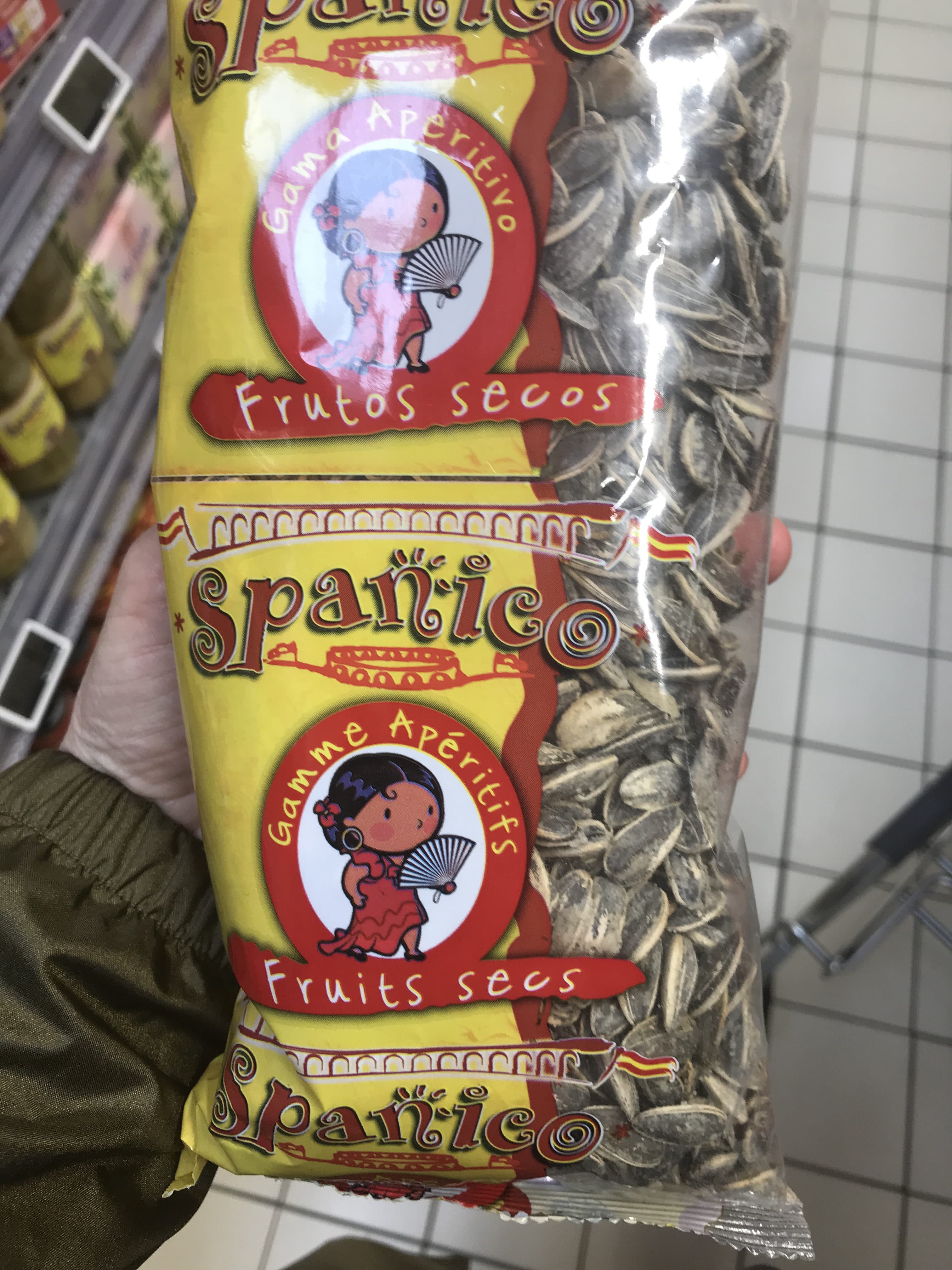 Spanico Graines de Tournesol Grillées à Sec (avec du Sel Ajouté) packshot