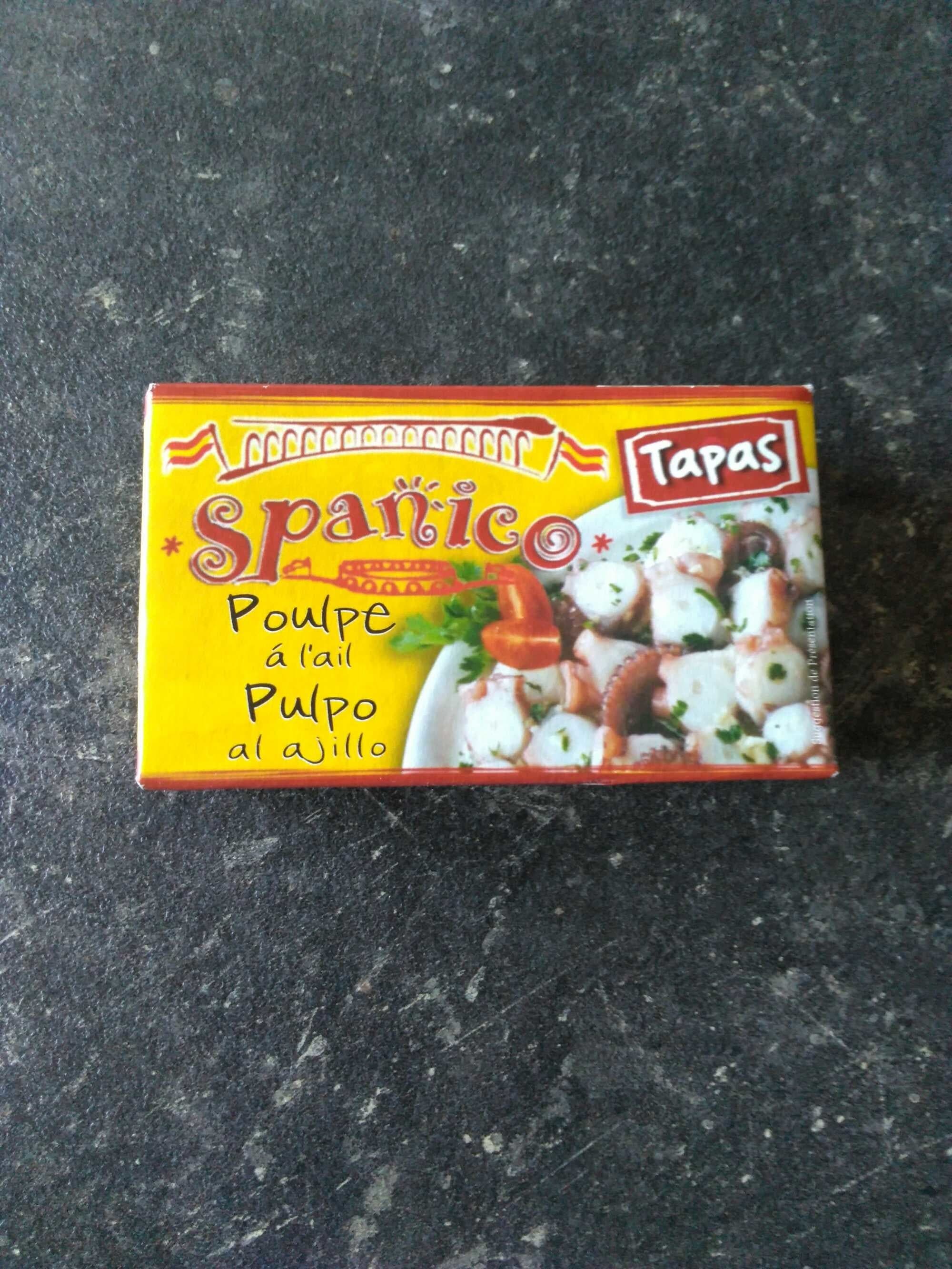 Spanico Poulpe à l'ail packshot