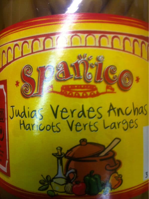 Spanico Haricots verts larges SPANICO, bocal de packshot