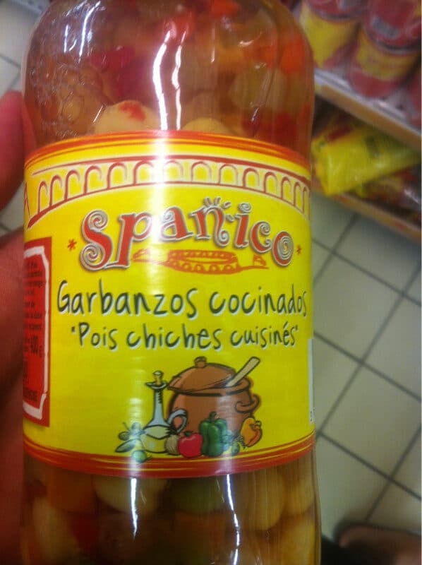 Spanico Pois Chiches Cuisinés packshot