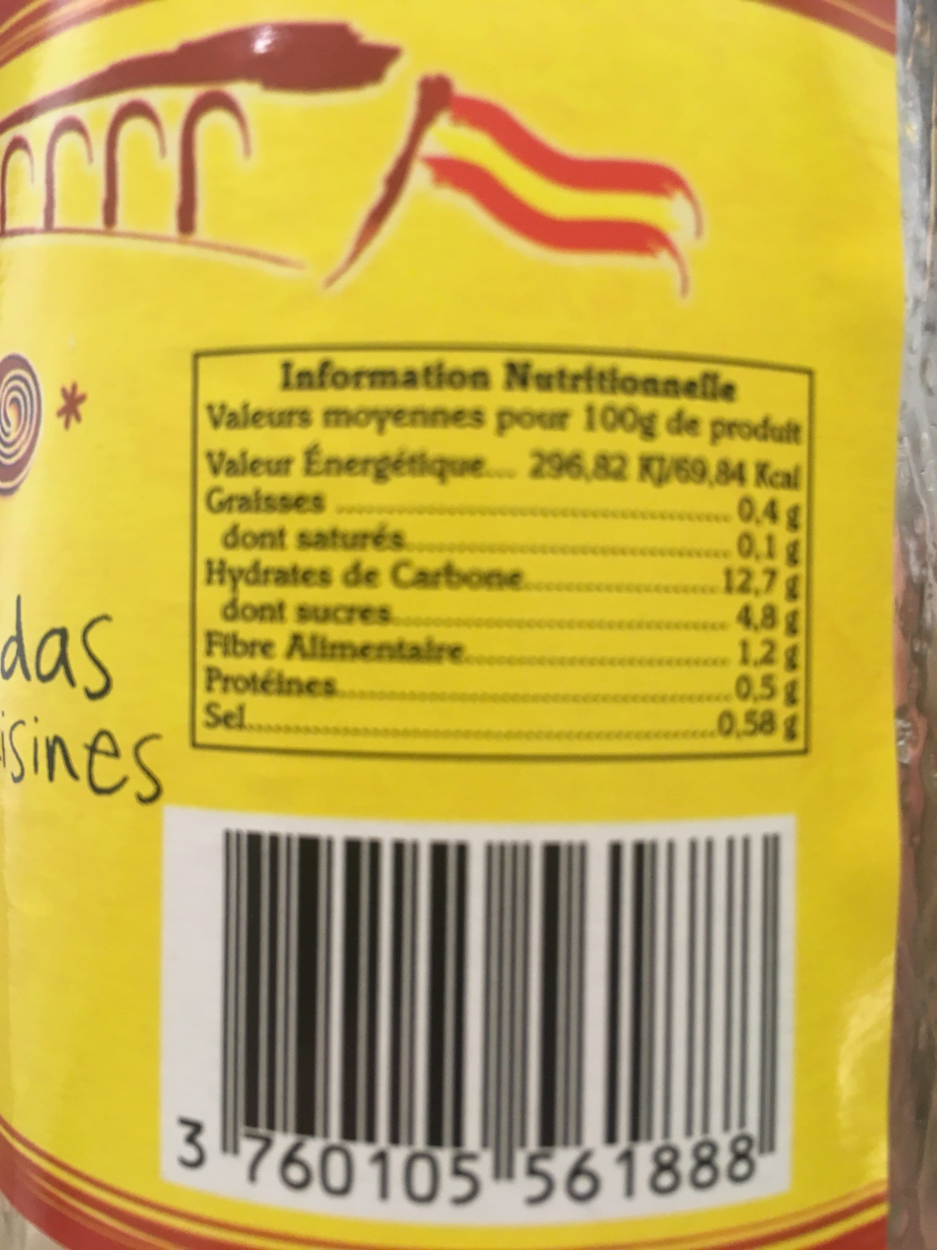 Spanico Haricots blancs cuisines packshot