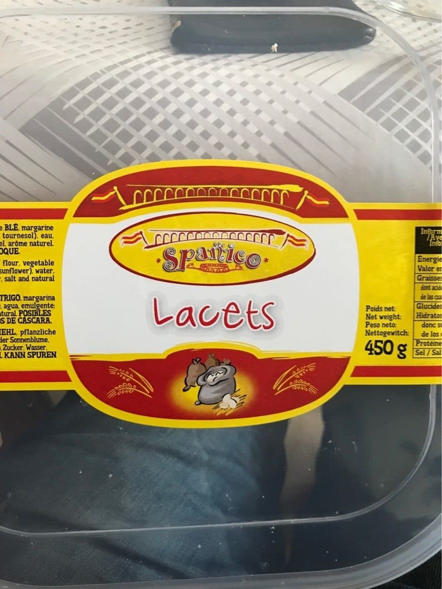 Open Food Facts Lacets packshot
