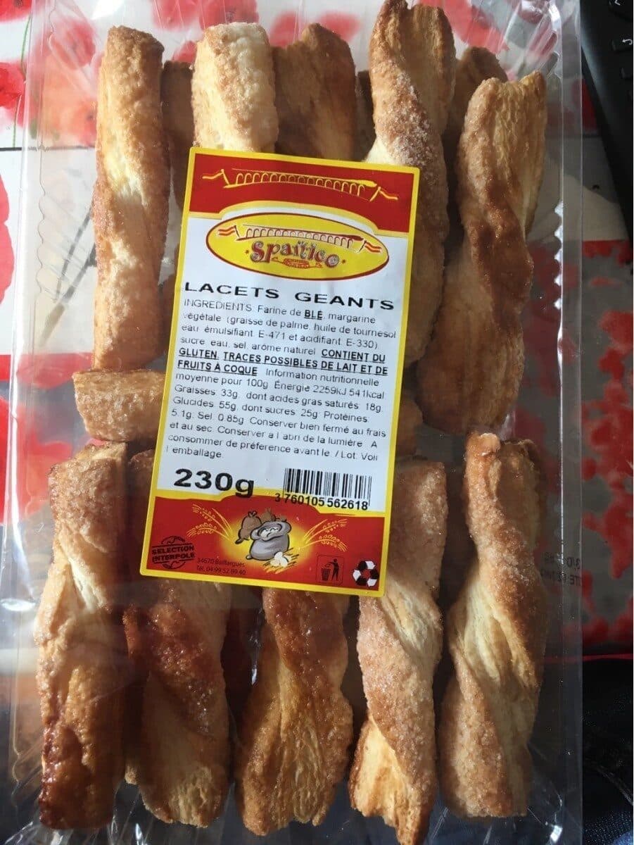SPANICO Lacets geants packshot
