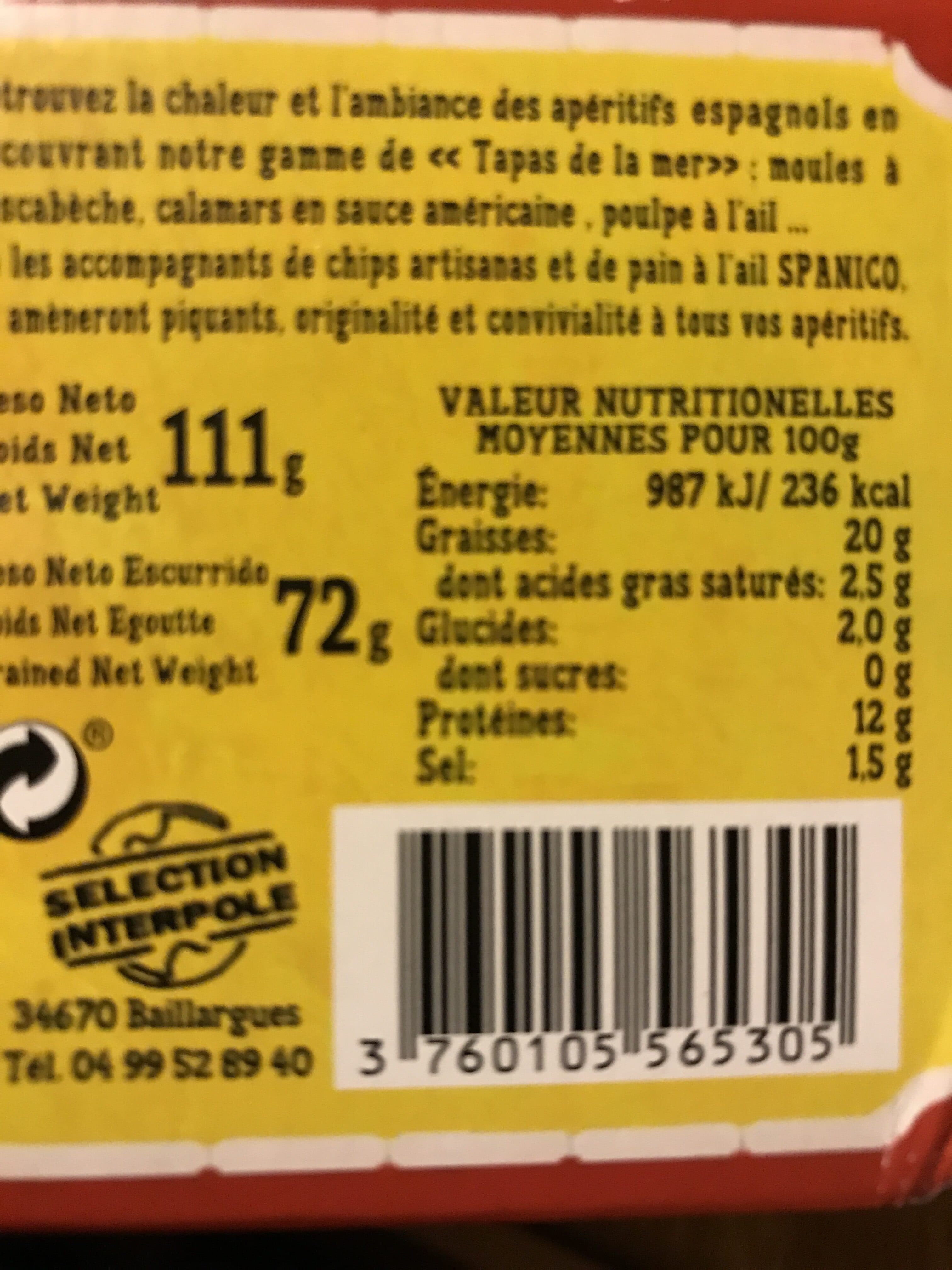 Spanico Morue à la biscaienne packshot
