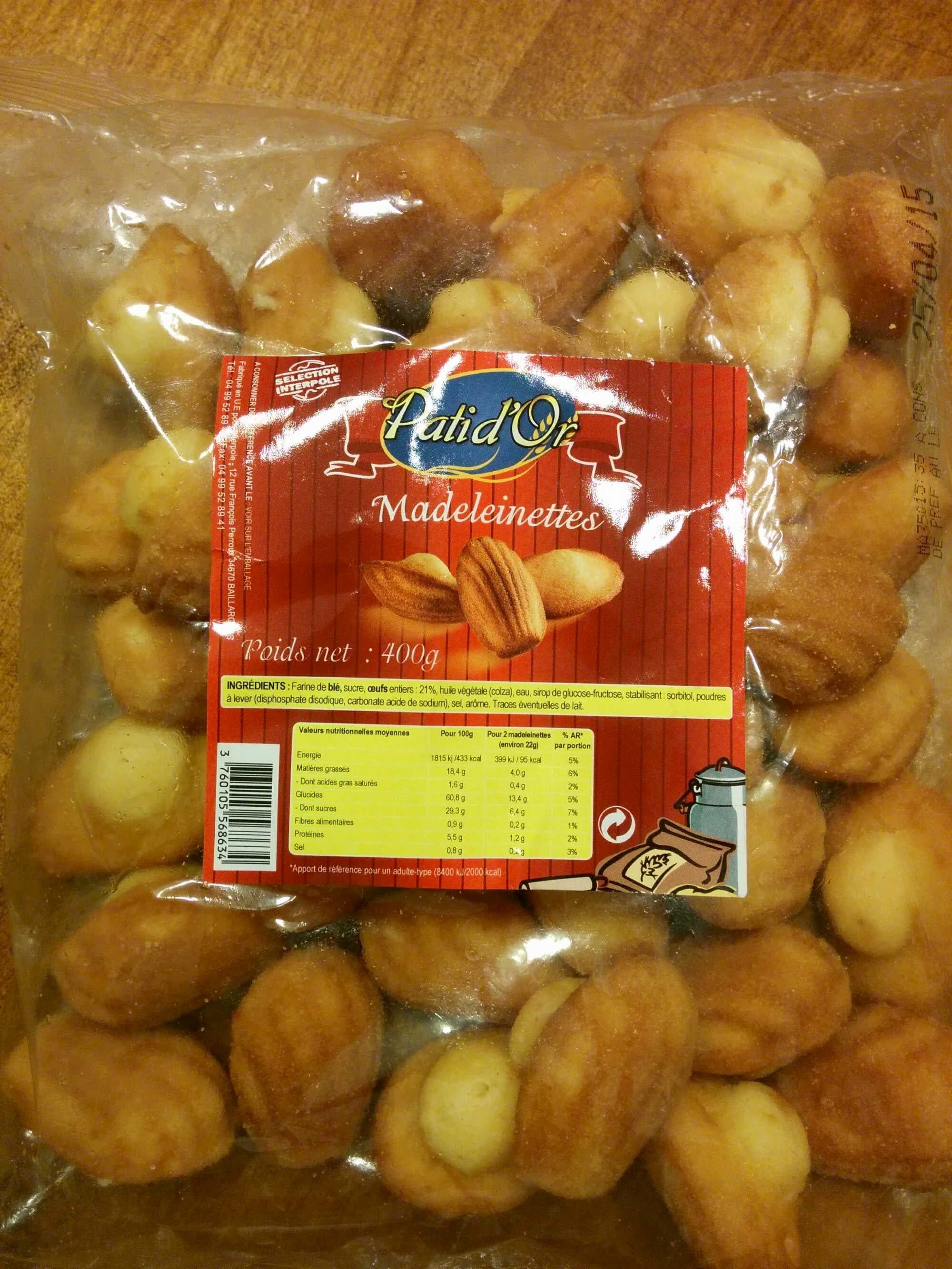 Interpole Madeleinettes packshot
