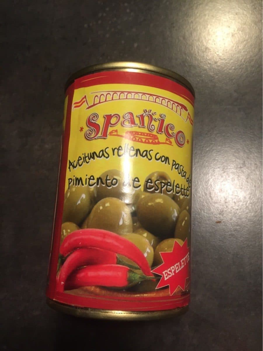 Spanico Olives au piment d'espelette packshot
