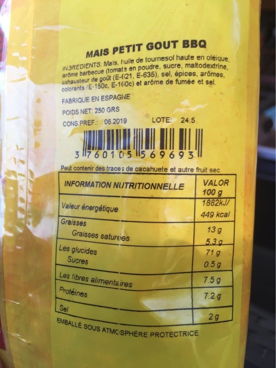 Spanico Mais sec packshot
