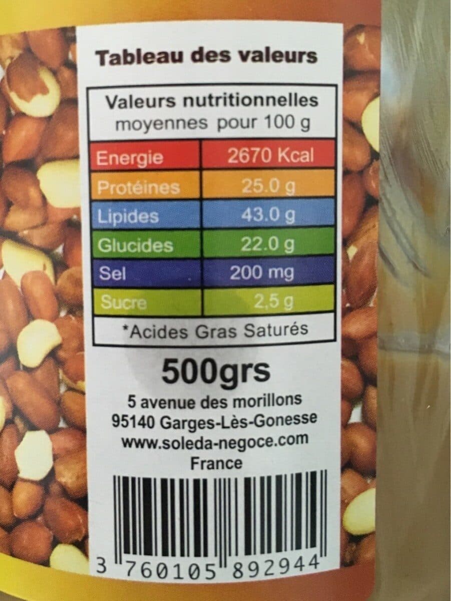 L’etoile d’Afrique Pâte d'arachide packshot