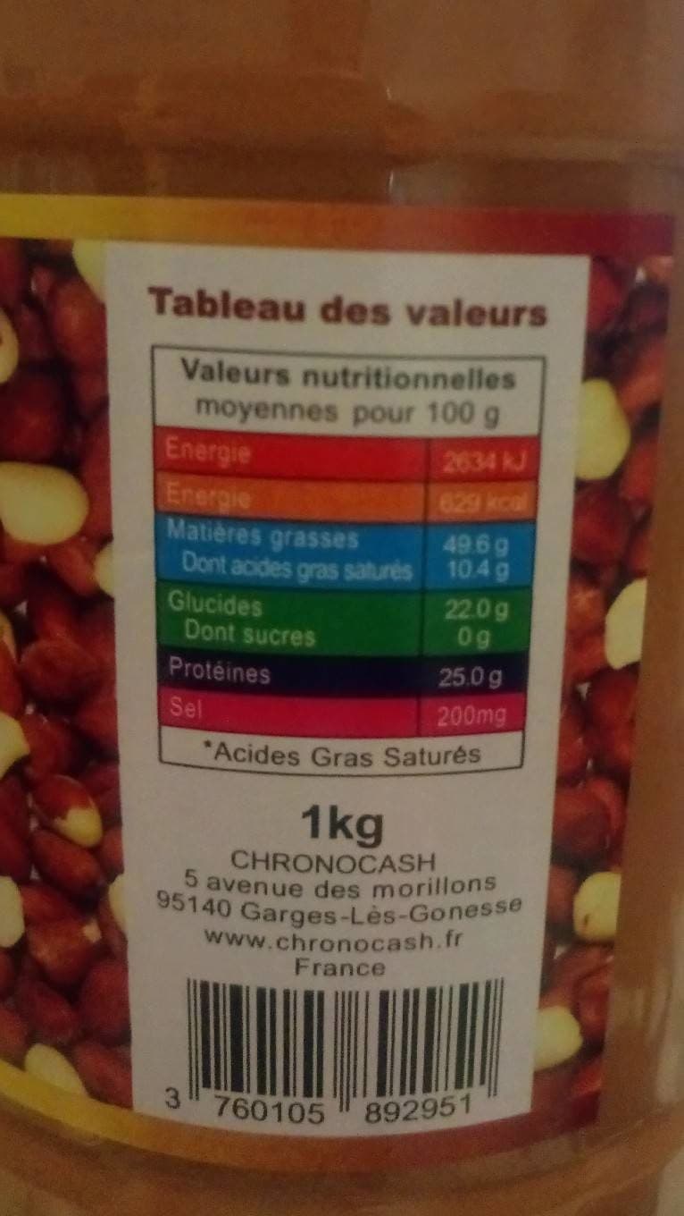 L'étoile D'Afrique Pâte d'arachide packshot