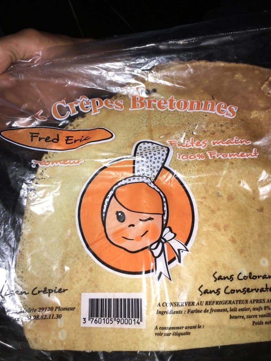 Fred Eric 6 Crêpes Bretonnes packshot