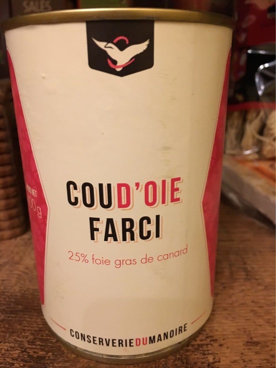 Conserverie du Manoire Cou d'oie farci packshot