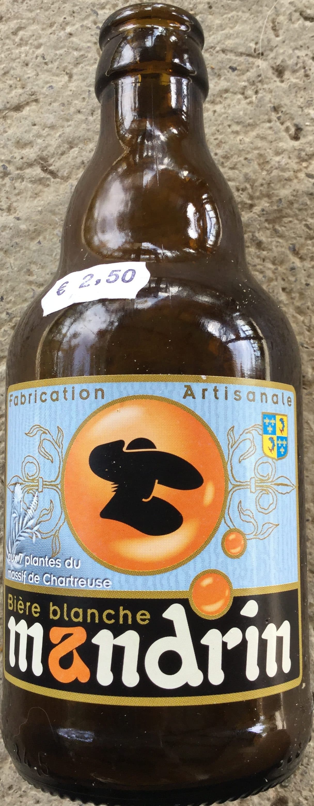 mandrin Bière blanche packshot