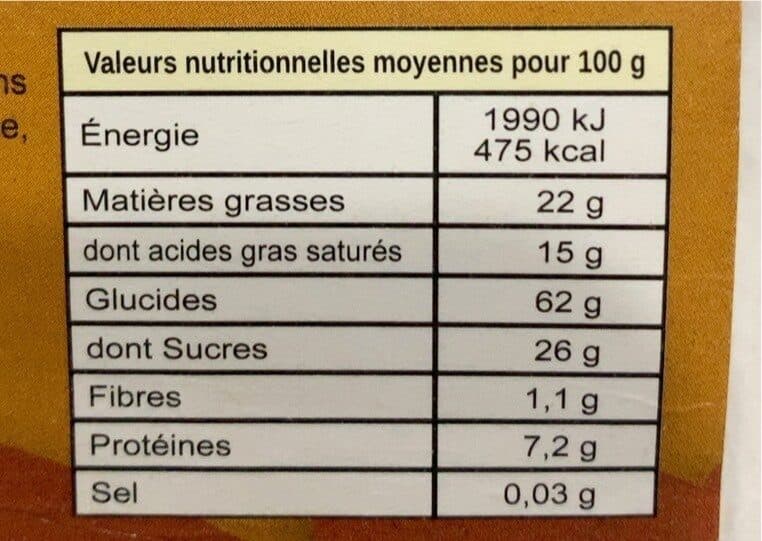 Open Food Facts Sablé Correzien packshot